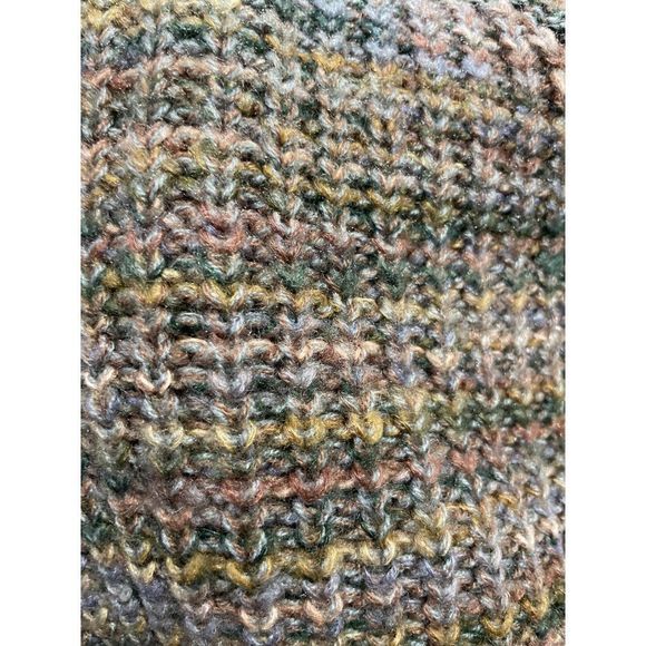 Vintage 70s Marella Knit Open Vest Cardigan High Crew Neck Sz M - Picture 2 of 10